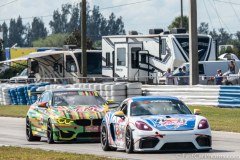 Team W2W Racing in the 2019 Porsche 718 GT4 Clubsport Competition at the 2022 World Racing League 8+8 Hour Enduro on October 29, 2022